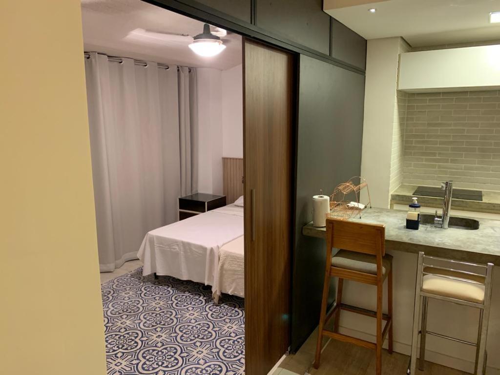 Apartamento Flat Pe Na Areia Com Piscina Aquecida Guarujá Zewnętrze zdjęcie